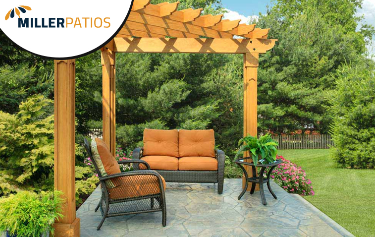 Wooden Patio Pergola